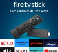 Fire TV Stick | Streaming em Full HD com Alexa | Com Controle Remoto por Voz com Alexa (inclui comandos de TV)