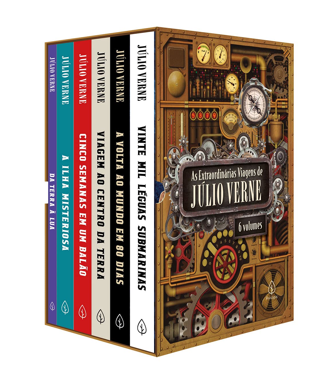 -68% As extraordinárias viagens de Júlio Verne – Box com 6 livros