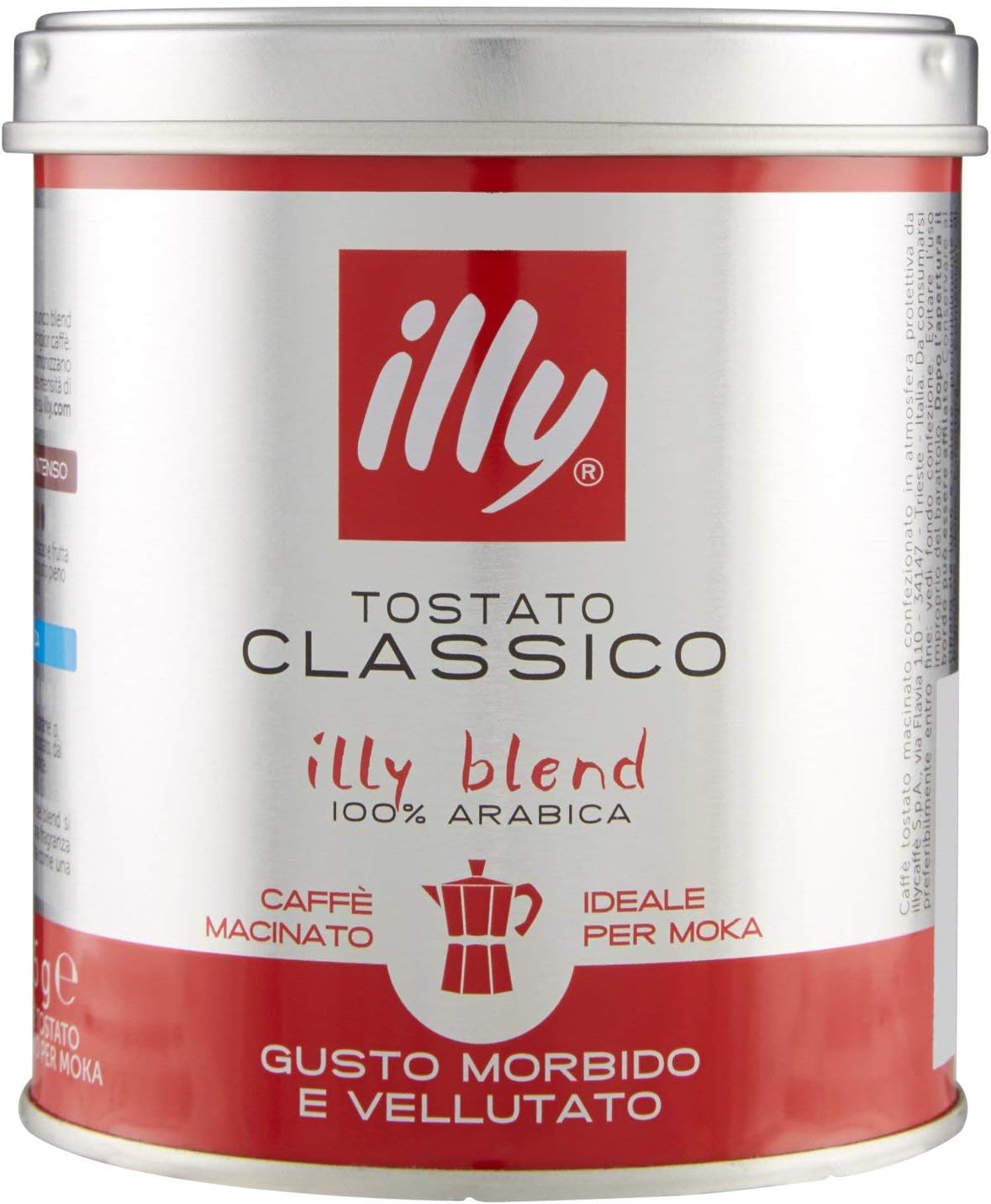 -19% Illy Café Torrado e Moido Clássico Para Cafeteiras Moka – 125g