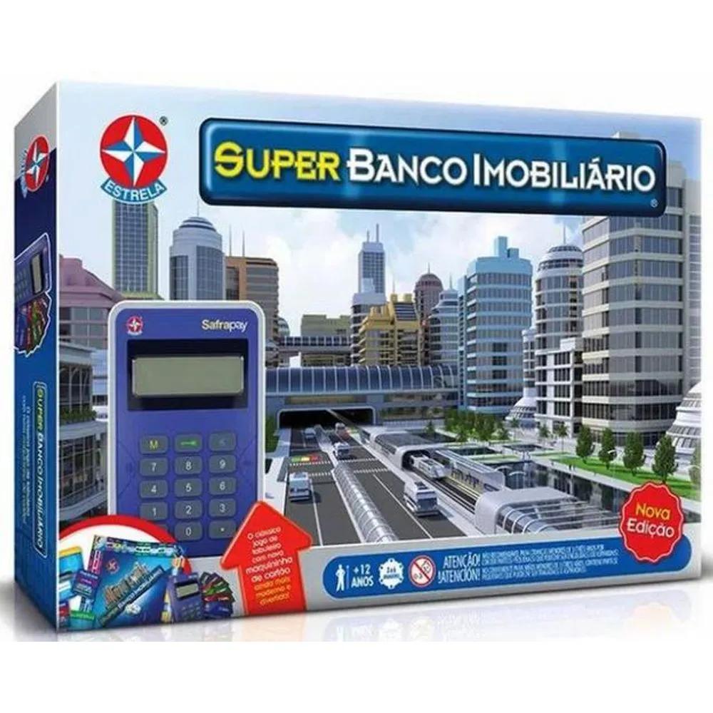 -10% OFF Jogo Super Banco Imobiliário + 5%OFF no PIX