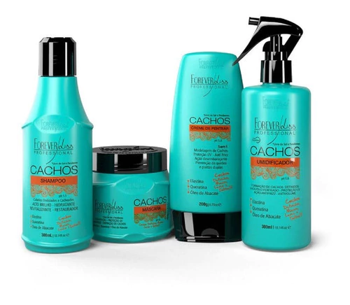 Kit Forever Liss Manutenção dos Cachos Completo 4 Produtos + 7%OFF no PIX