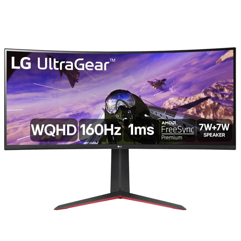 Monitor Gamer Curvo LG UltraGear LG 34″ R$ 2.888,88 POR R$ 1.999,99 +  À vista no PIX com 10% de desconto