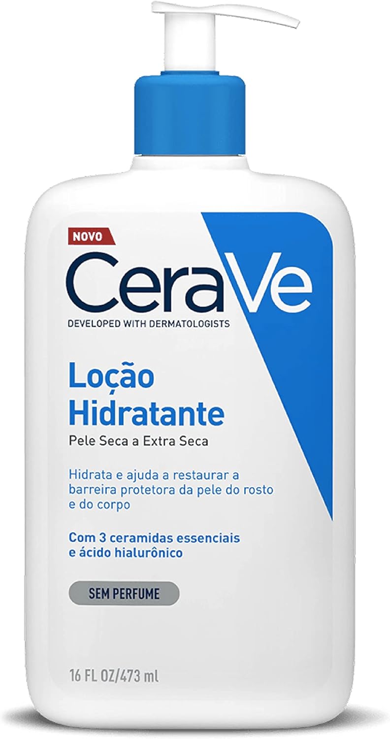 -10%OFF CeraVe, Loção Hidratante Corporal, com textura Fluida e Ácido Hialurônico