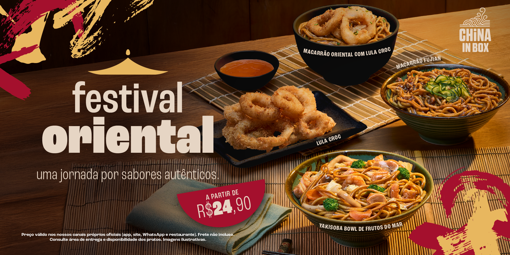 Festival Oriental: Sabores autênticos a partir de R$ 24,90 na China in Box