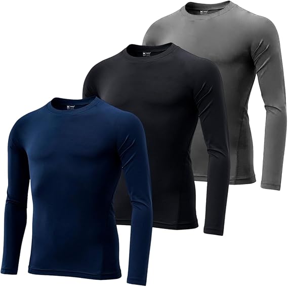 -67%OFF Kit 3 Camisetas Térmicas Proteção Solar Uv 50+ Manga Longa Dry Fit by ZAROC
