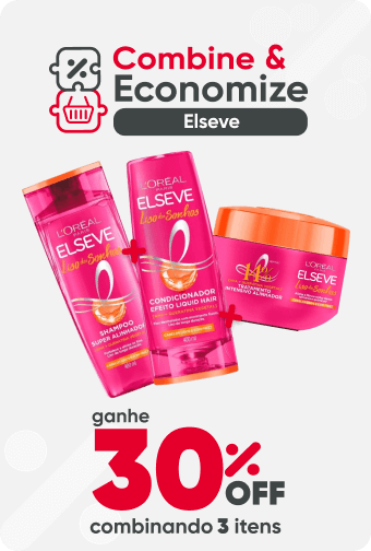 LEVE 2 COM 30% OFF em Produtos Elseve