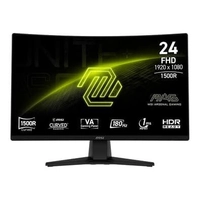 Monitor Curvo MSI 24 FHD 180Hz 4ms VA Preto +À vista no PIX com 10% de desconto
