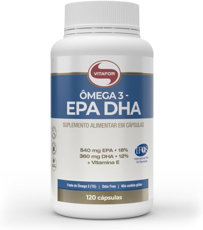 -16% OFF Vitafor – Ômega 3 EPA DHA – 120 Cápsulas